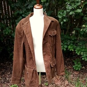 Brown corduroy jacket